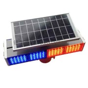 长春市分体式太阳能警示灯 交通警示灯包邮