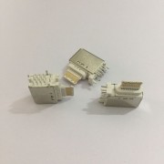 USB Type-c侧插母座16P苹果款全塑胶 纯舌片大电流