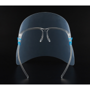 现货PET防护面罩外出骑行防护面罩多PC功能透明防飞溅面具