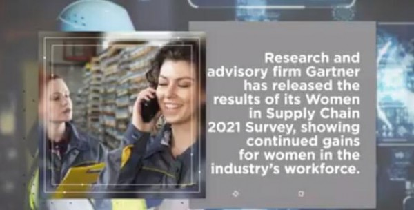 2021年女性在供应链劳动力中的占比为41%