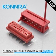 康瑞KR1273双排SMT胶壳外焊卡座连接器供应AMP215083接线端子
