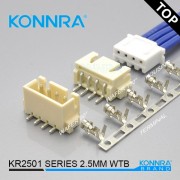 康瑞KONNRA KR2501-1SMT带扣车载音箱用对接线精仿JST连接器