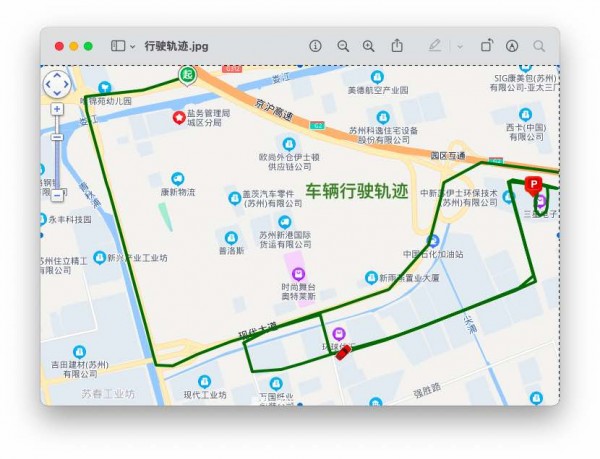 吴江GPS定位系统 吴江安装GPS定位 吴江车载GPS定位系统 行驶轨迹截图