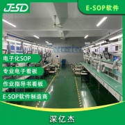深亿杰-SOP电子作业指导书 工厂流水线 生产电子看板